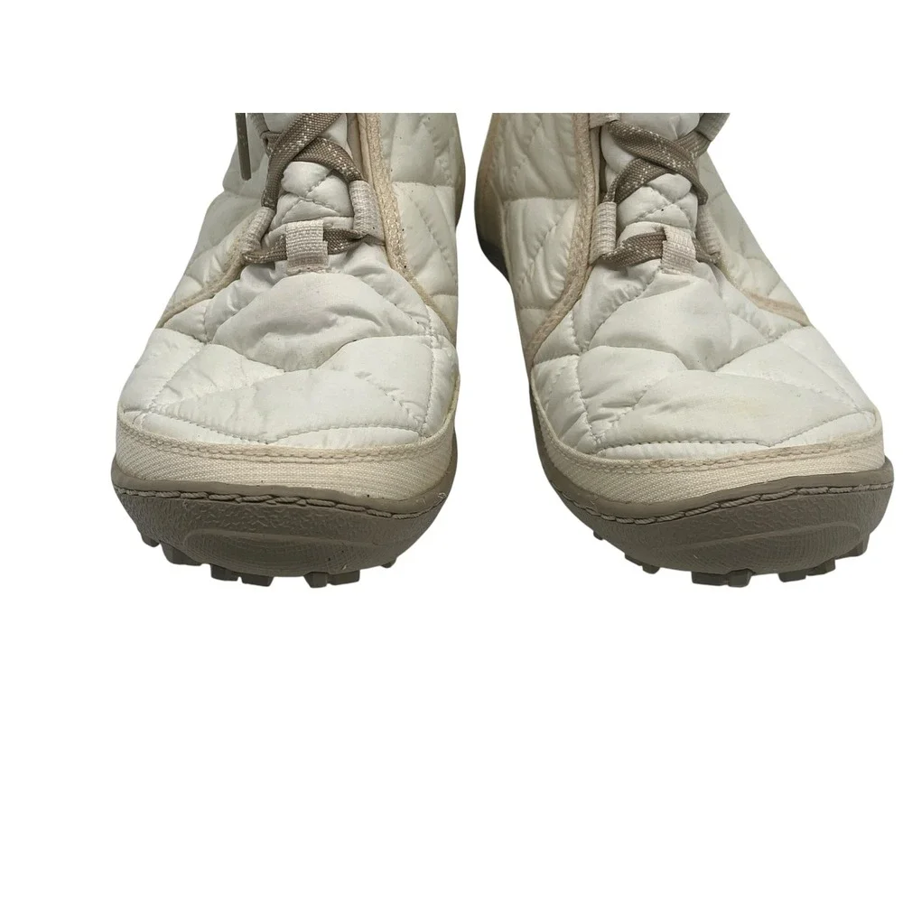 Columbia Womens Heavenly Shorty Omni-Heat Winter Boots White Size 7